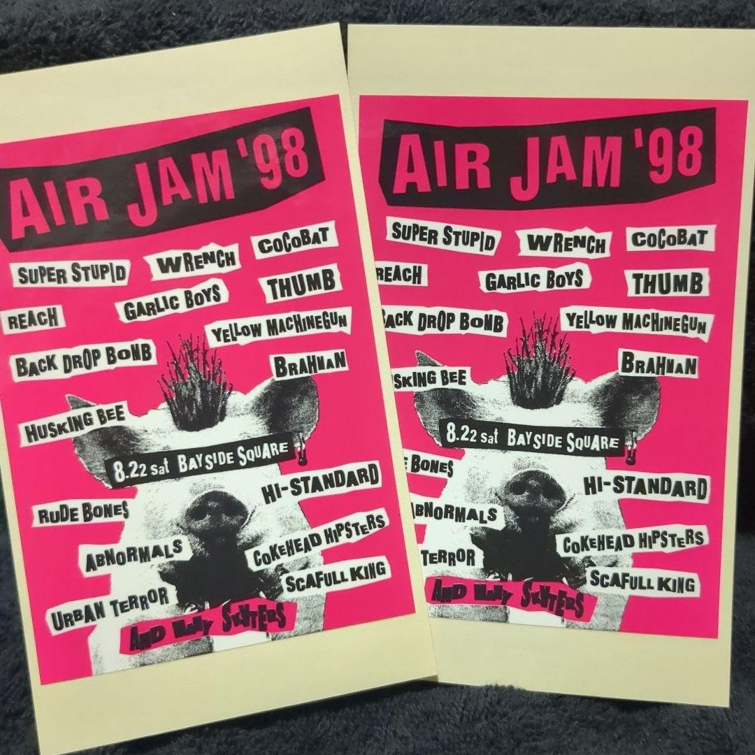 Amazon.co.jp: AIR JAM '98(Hi‐STANDARD)ステッカー2枚セット : ホビー